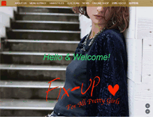 Tablet Screenshot of fix-up.co.jp